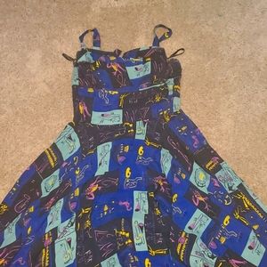 Trashy Diva Preservation Jazz Hall Print Trixie Dress